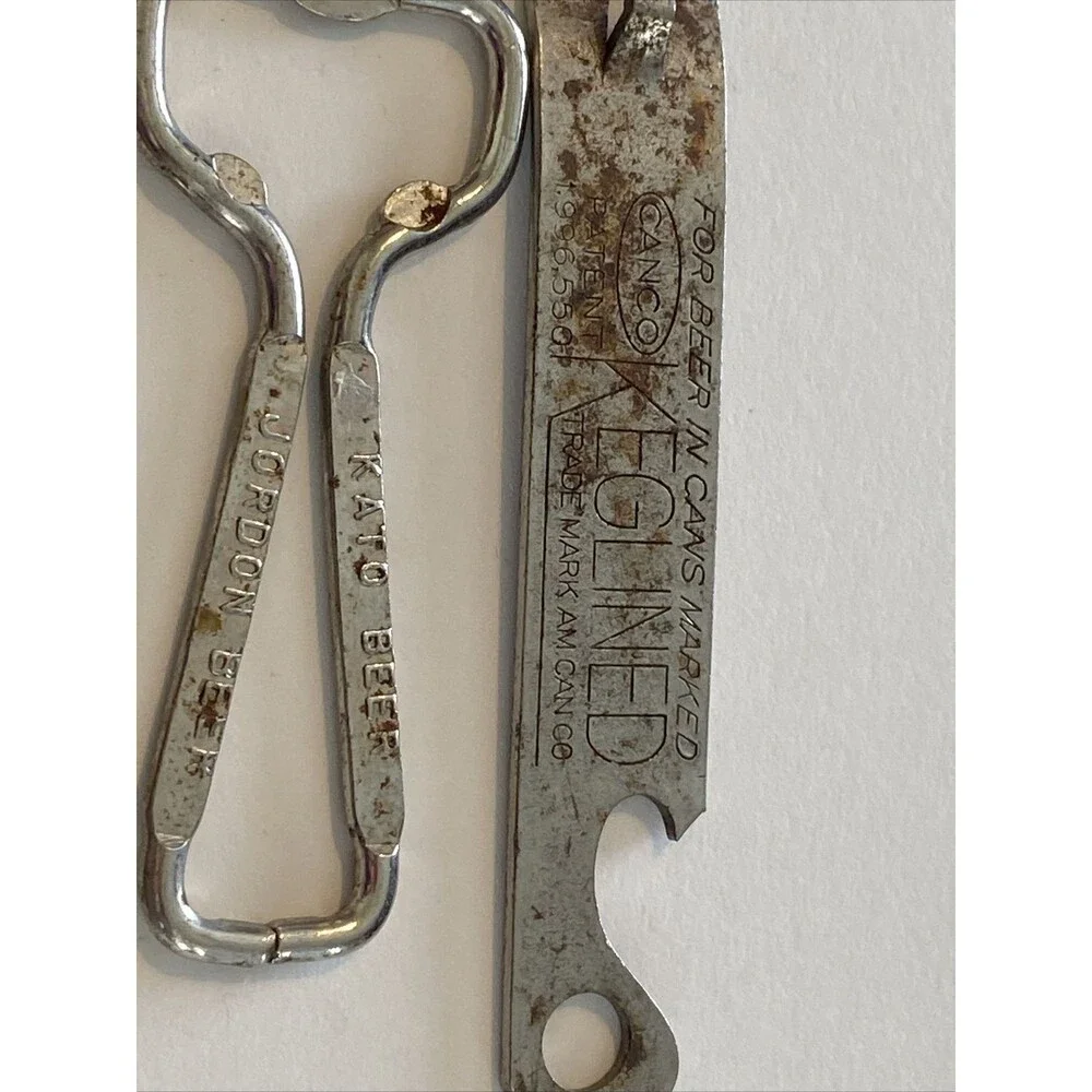 Vintage Bottle Opener Lot Advertise Jamaica Pale Kato Heileman Pabst Church Key